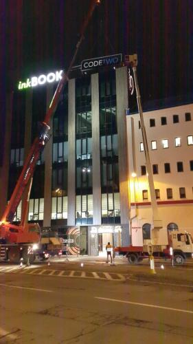 wrocław montaż reklam podnośnik